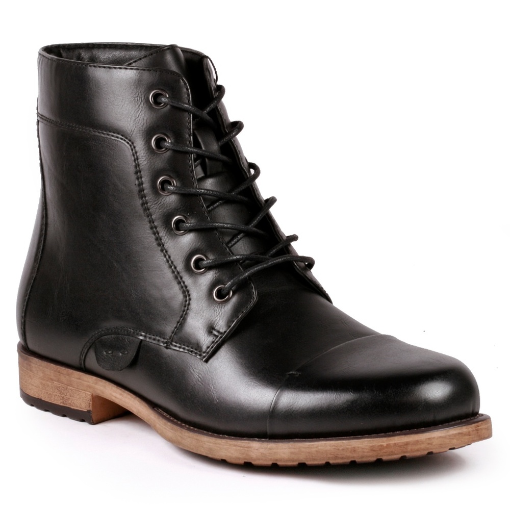 Metrocharm MC307 Black Men's Lace Up Oxford Boot